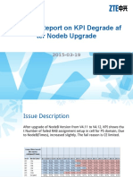 Analysis Report On KPI Degrade
