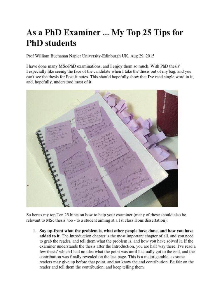25 Essential Tips for PhD Success | PDF | Thesis | Literature Review