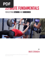 Mens - 25 Brute Fundamentals For Getting Strong and Shredded PDF