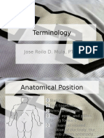 Terminology: Jose Roilo D. Mula, PTRP