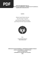Download STRATEGI PROMOSI WISATA PADA DINAS KEBUDAYAAN PARIWISATA PEMUDA DAN OLAH RAGA KABUPATEN TEMANGGUNG by UgiUgie SN324491410 doc pdf