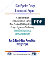 Steady-State Flow of Gas Through Pipes