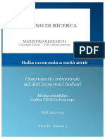 Italia Economia a Metà 2016