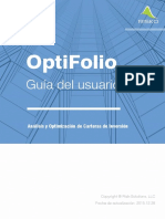 Optifolio UsersGuide ES PDF