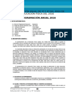 Programacion Anual Ed. Física 2016