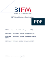 BIFM Level 3 Qualification Specification