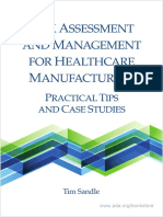 Risk Assessment and Management for Healthcare Manufacturing