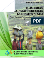 Statistik Luas Lahan Dan Alat Pertanian Kabupaten Sinjai 2015 PDF