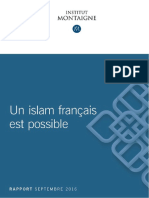Institut Montaigne - Un Islam Francais Est Possible