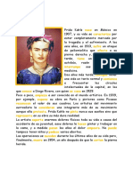 Frida Kahlo en Preterito Indefinido