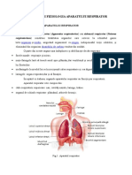 Anatomia Și Fiziologia Aparatului Respirator