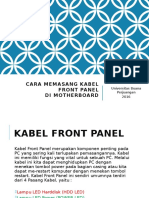 1 - Cara Memasang Kabel Front Panel Di