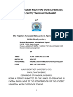 Report on SIWES Training at NAMA ICT Dept
