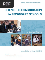 Building Bulletin 80 - Science Accommodation