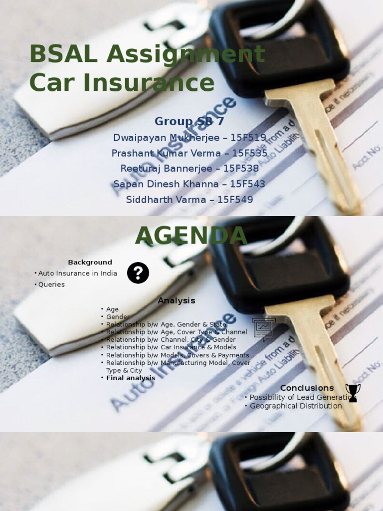 car insurance assignment
