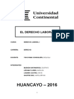 Derecho Laboral I - Monografia