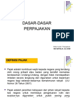 Dasar Dasar Perpajakan