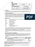 UAE-SOP-351 Motor Vehicle Drive Safe Policy