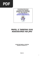 Papel e Tarefas Do Assessor Na JMV,Portugués