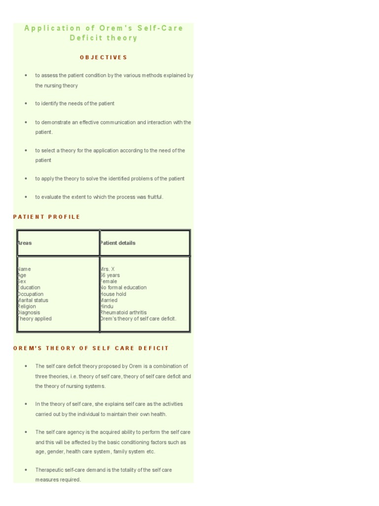 Supportive-educative nursing system examples image