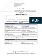 5th WYAAP ELC - Application Form 1
