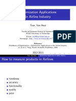 Optimization Airline Industry