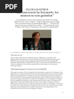 Entrevista a Jesusa Vega - Día de Los Museos España