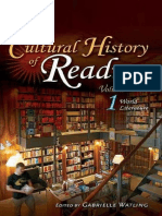 Cultural History of Reading: Volume 1, World Literature 