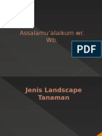 Jenis Landscape Tanaman