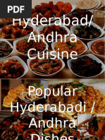 Hyderabad/ Andhra Cuisine