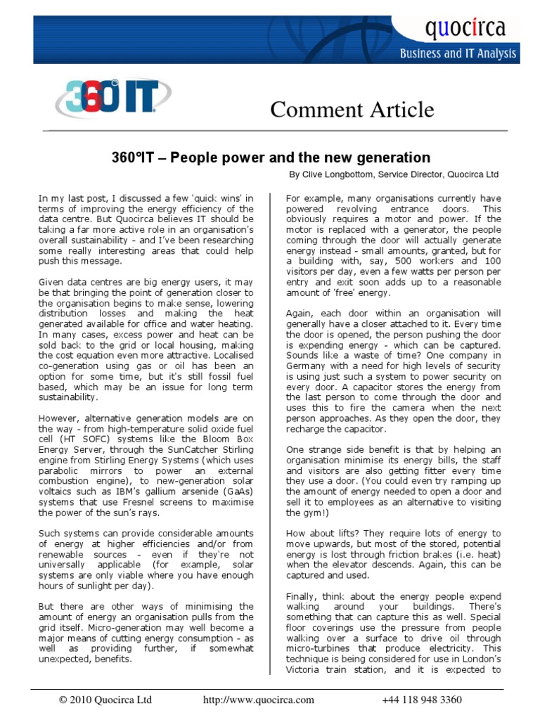 People Power and The New Generation | PDF | Electrical Grid | Cogeneration