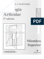 Fisiologia Articular - Miembro Superior