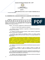 Proyecto de Modificación de La Carta Orgánica de La Policía Nacional