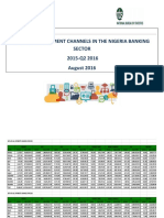 Electronic Payment Channels in the Nigeria Banking Sector 2015 to June 2016