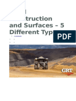 Road Construction and Surfaces