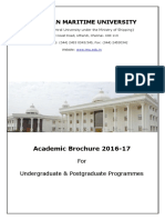 IMU Academic Brochure Provides Details of Maritime Programmes