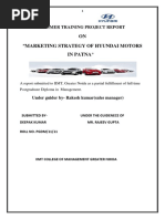 Marketing Strategy Of Hyundai Motors In Patna Pdf Marketing Automotive Equipment