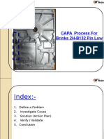 CAPA Process For Brinks 2H-B132 Pin Low