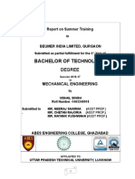 Summer Training Report Beumer Group