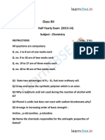 Cbse Sample Papers For Class 12 Chemistry 2014 Sa1 Paper 1