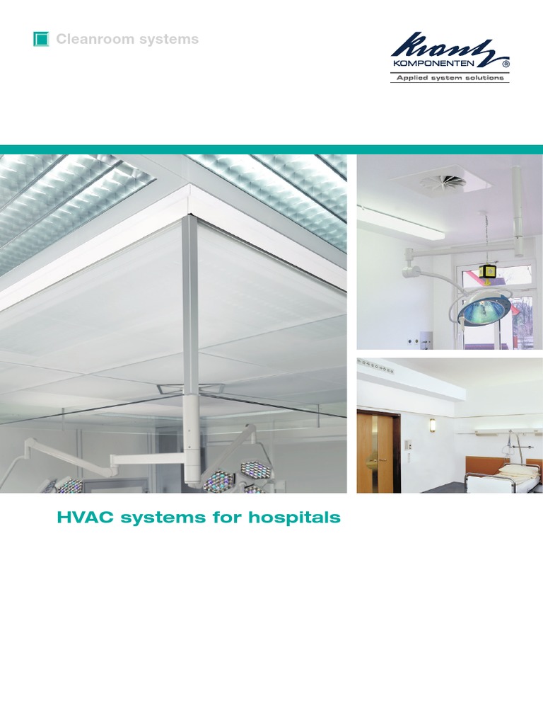 E3.2.0 HVAC Systems For Hospitals PDF Ventilation (Architecture) Air Conditioning