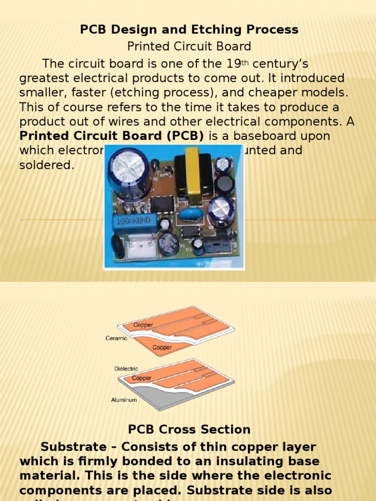 PCB Design and Etching Process | PDF | Printed Circuit Board | Electricity