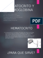 Hematocrito y Hemoglobina