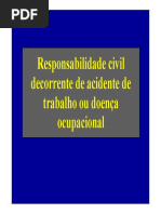 Responsabilidade Civil Decorrente de Acidente de Trabalho