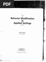 Behavior Modification