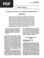 A New Paradigm for Psych