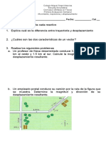 Movimiento trayectoria desplazamiento