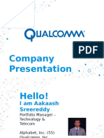 Qualcomm, Inc. - Aakaash Sreereddy