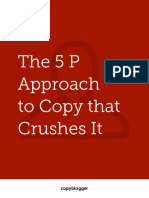 Copyblogger 5P Approach To Copy That Crushes It 2