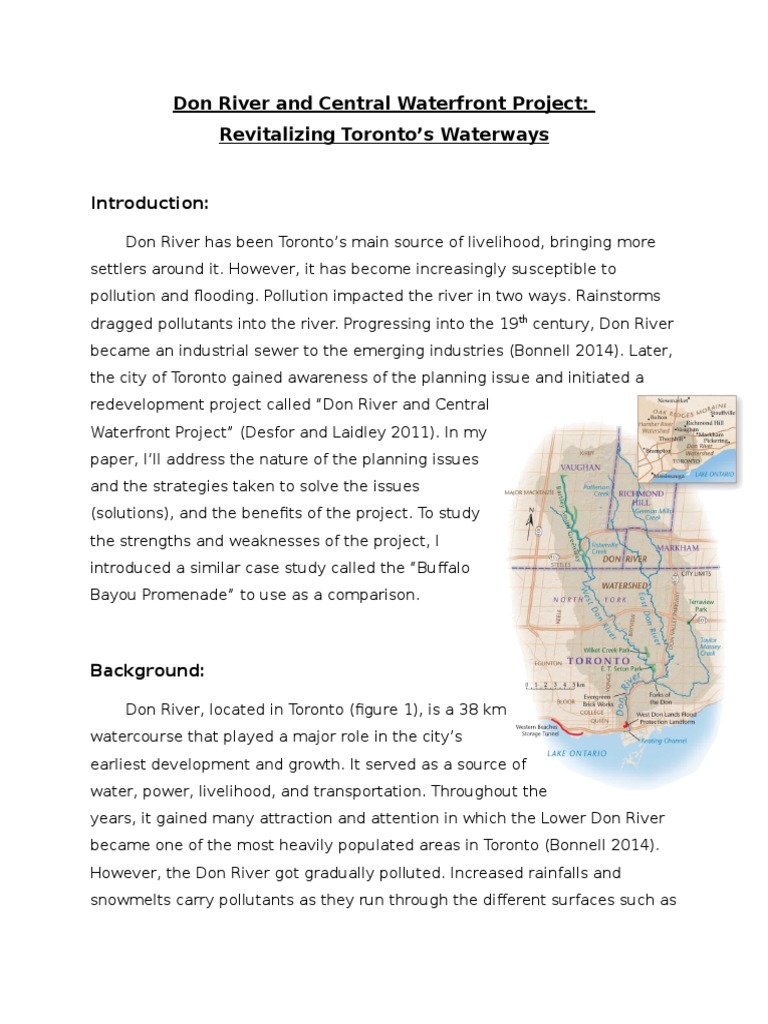 Don River Revitalization Strategies | PDF | Combined Sewer | Sanitary Sewer